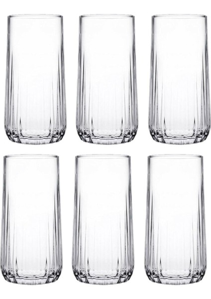 Beyaz 6'lı Şarap ve Meşrubat Bardağı Seti