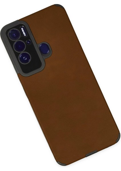 Tecno Pova Neo Kılıf Loop Deri Silikon - Kahverengi - NEONX7828-3548 modelleri