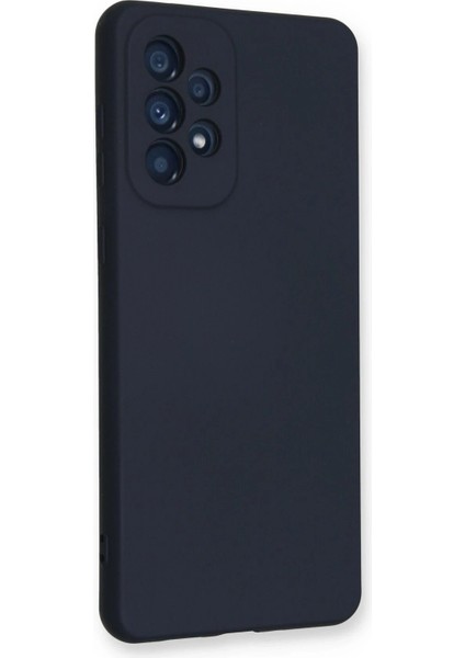 Samsung Galaxy A33 5g Kılıf Nano Içi Kadife Silikon - Lacivert - NEONX4584-4736