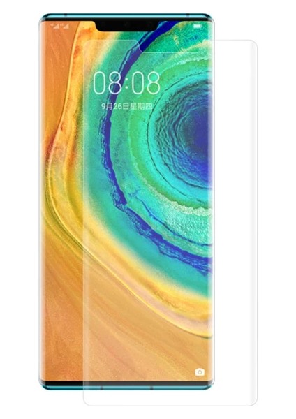 Gor Huawei Mate 30 Pro 3D Kavisli Full Kaplama Darbe Emici Ekran Koruyucu 2 Adet Set - NEONX1379-82 fiyatları