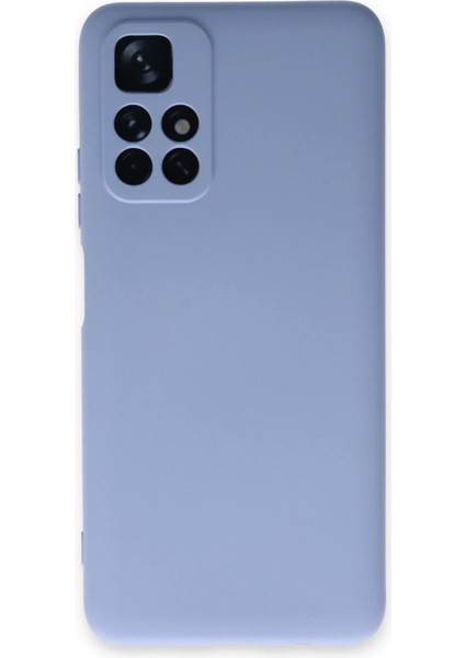 Xiaomi Redmi Note 11T Kılıf Nano Içi Kadife Silikon - Lila - NEONX7910-8794