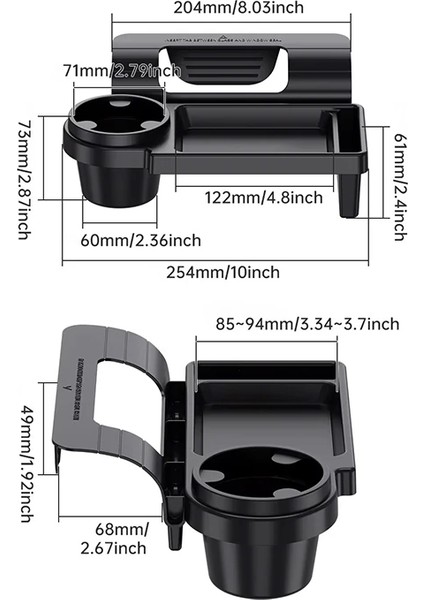 Ally Oto Araç Içi Bardaklık Organizer Bardak Tutucu Saklama KUTUSU-(1903) - NEONX5898-8939 indirimleri