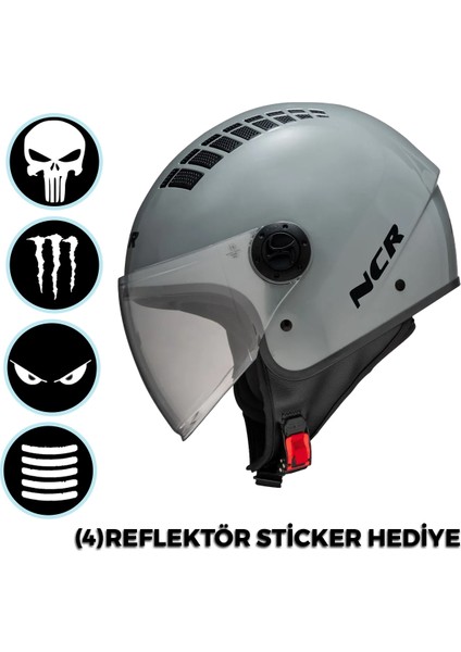 Air Çenesiz Kask (Ece Belgeli)