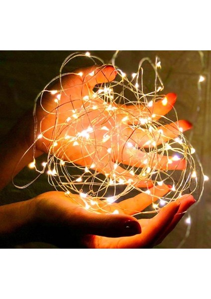 Dekor Düğün Işıkları LED Gün Işığı Mikro Peri Ledli Pilli Gün Işığı LED Işık 5 Metre Gün Işığı LED