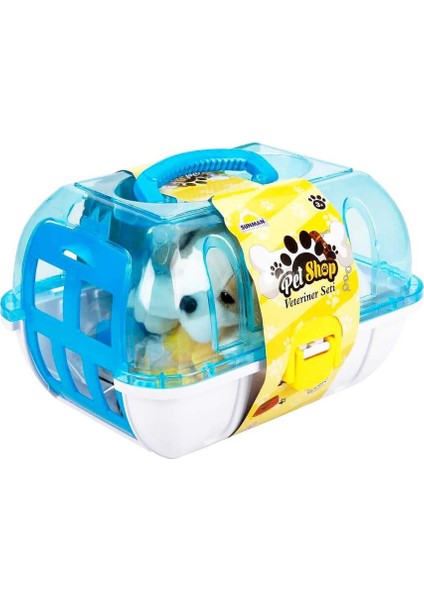 Nessiworld Sunman Çantalı Peluş Köpek Veteriner Seti