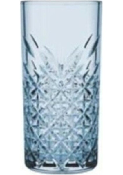 4'lü Mavi 450 cc Bardağı Seti, Şık ve Dayanıklı Içki ve Içecek Bardakları