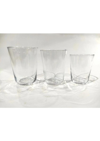 Şık Beyaz 18 Parça Bardak Seti, Günlük Kullanım ve Özel Davetler Için Ideal