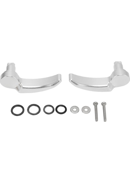 1 Çift Heybe Mandalı Kiti Eloksal Kaplama Eyer Çantası Kaldırıcı Ultra Sınırlı Flhr Flht Flhx Flhtk 2014 Ila 2023 Gümüş (Yurt Dışından)