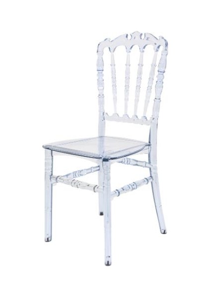 Karmen Şeffaf Kırılmaya Dayanıklı Sandalye Model 9 (6 Adet)