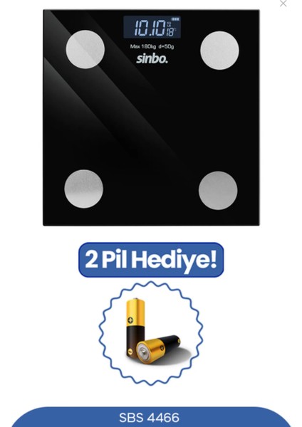 SBS-4466 Bluetooth Dijital Yağ Su Kas Vücut Kitle Endeksi Kilo Ölçer Tartı Baskül fiyatları