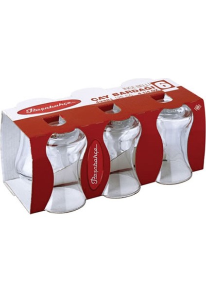 6'lı Beyaz Çay Bardağı Takımı, Şık ve Dayanıklı Pratik Mutfak Gereçleri