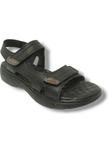 805-25 Deri Anatomik Cırt Bant Kadın Sandalet