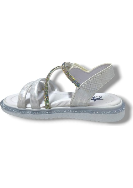 Bebe 221-25 Anatomik Taşlı Cırtlı Kız Çocuk Sandalet 26-30 modelleri