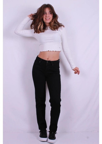Loft Elena Emıly Black Wash Kadın Jean Pantolon LF2037088