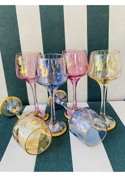 6 Kişilik Renkli Kahve Yanı Su Bardağı Takımı, Turuncu fırsatları