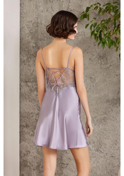 Saten Gecelik Sabahlık Pijama Takım Şort Takım 6'lı Gelin Çeyiz Seti - 6000 Royal