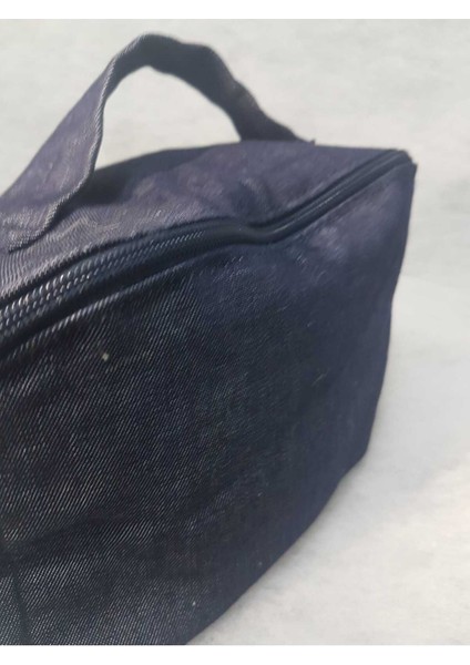 Yeşil Çok Bölmeli Seyahat Için Kullanışlı Kot Makyaj Çantası fırsatları