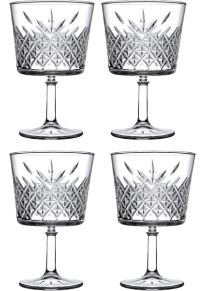 Turuncu 4’lü 260CC Kokteyl Kadehi Seti, Şık ve Kullanışlı Tasarım