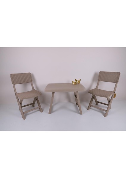 Sky Katlanır Sehpa Sandalye Set Piknik Kamp Seti Çölbeji