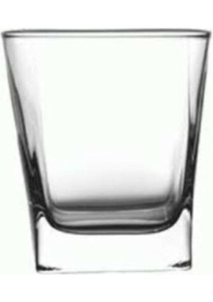 6'lı Beyaz Kare Bardak Su ve Meşrubat Için, Şık ve Dayanıklı Tasarım