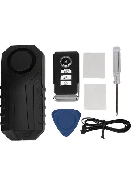 113DB Bisiklet Alarmı Kablosuz Anti Hırsızlık Titreşim Hareket Sensörü Araç Güvenlik Alarmı IP65 Su Geçirmez Uzaktan Kumanda ile Bisiklet Motosiklet Için (Yurt Dışından)