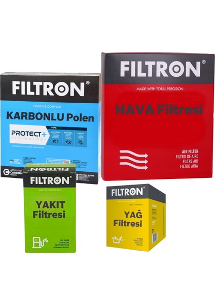 Skoda Yeti 1.6 Tdi Dizel Mann Filtron Filtre Bakım Seti 2012-2015