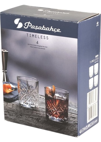 Şık 4'lü Viski Bardağı Seti 205CC Beyaz Tasarım fiyatları