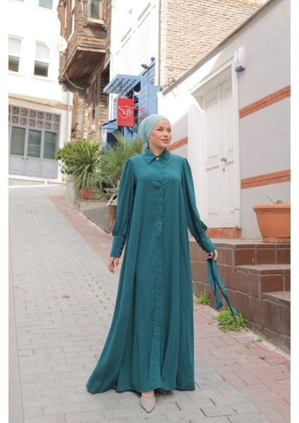 Ankanoor Gizli Patlı Düğmeli Ferace ANKA255044 fiyatları