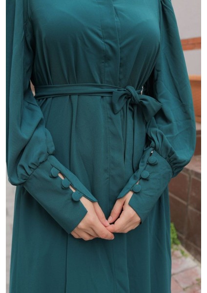 Ankanoor Gizli Patlı Düğmeli Ferace ANKA255044 indirimleri