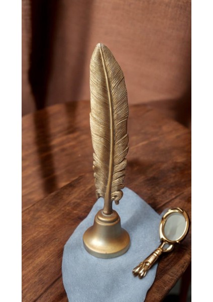 Vintage Tüylü Kalem Model Gold Biblo & 22 cm modelleri