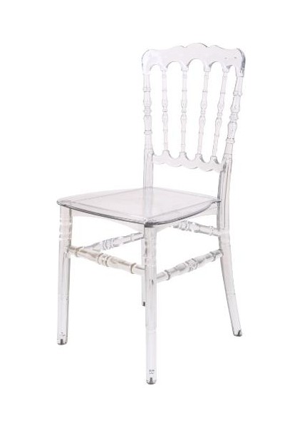 Karmen Şeffaf Kırılmaya Dayanıklı Sandalye Model 2 (2 Adet)