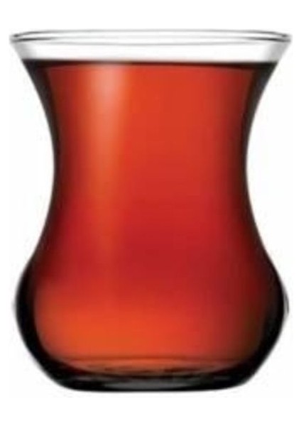 6'lı Aurora Çay Bardağı 145 cc Beyaz Set