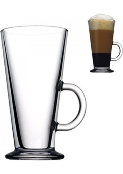 Beyaz 4'lü Latte Bardağı Seti, Şık ve Kullanışlı Tasarım.