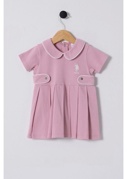 U.s.polo Assn.kız Bebek Elbise - Soft Pembe