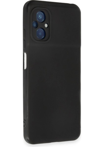 Xiaomi Poco M5 Kılıf Nano Içi Kadife Silikon - Siyah - NEONX6225-9842