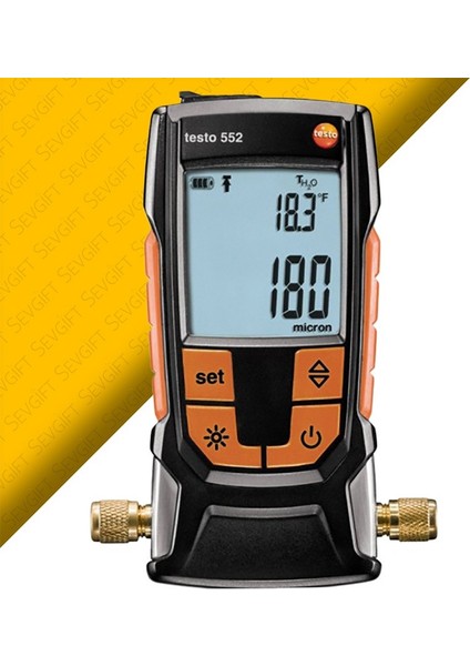 Testo 552 Dijital Vakum Ölçüm Cihazı | Bluetooth Özellikli