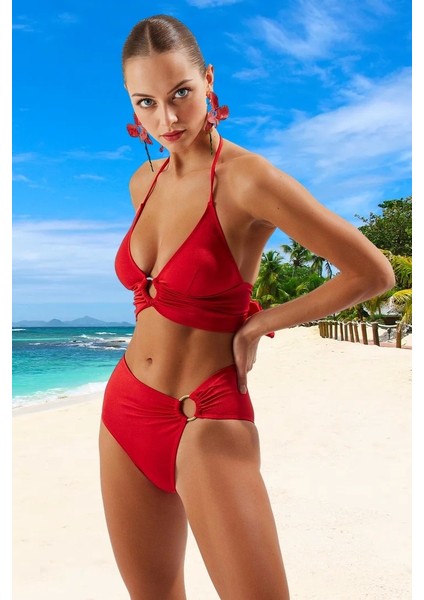 Bikini Takımı Klora Dayanıklı Esnek Kumaş Hızlı Kuruyan Şık Detaylı Premium Kalite