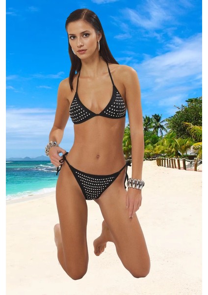 Üçgen Bikini Takımı Premium Kalite Hızlı Kuruyan Özel Tasarım Şık Detaylı