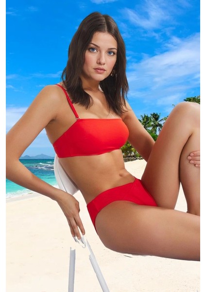 Straplez Bikini Takımı Premium Kalite Ergonomik Kesim Esnek Kumaş Yaz Koleksiyonu