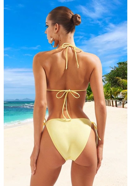 Üçgen Bikini Takımı Plaj ve Havuz Için Premium Kalite Yaz Koleksiyonu modelleri