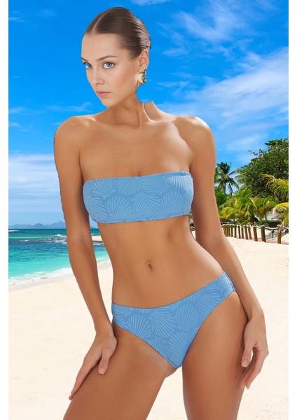 Straplez Bikini Takımı Yaz Koleksiyonu Hızlı Kuruyan Şık Detaylı Esnek Kumaş Ergonomik Kesim fiyatları