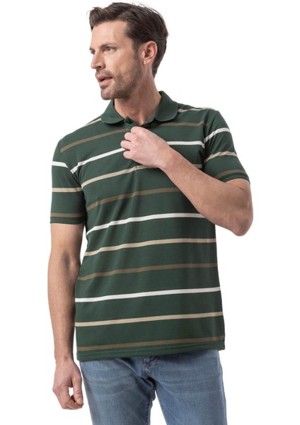 Yatay Çizgili Polo T-Shirt modelleri