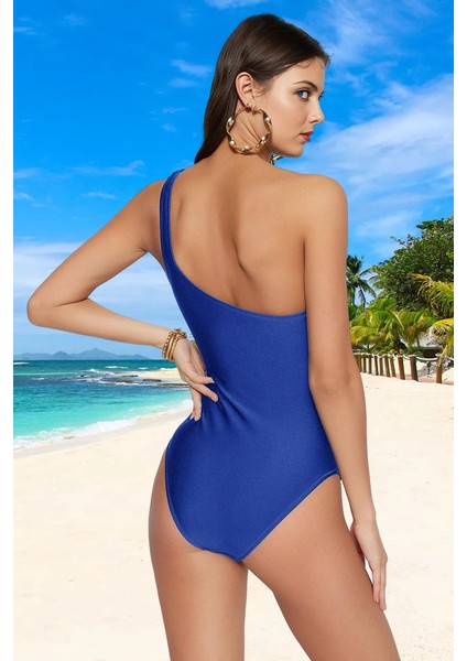Drape Tek Omuz Mayo Havuz Mayosu Yaz Koleksiyonu Hızlı Kuruyan Esnek Kumaş Swimsuit modelleri