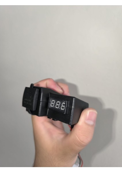 Evrensel Motosiklet ve Scooter Çift USB Şarj ve Akü Şarj Göstergesi modelleri