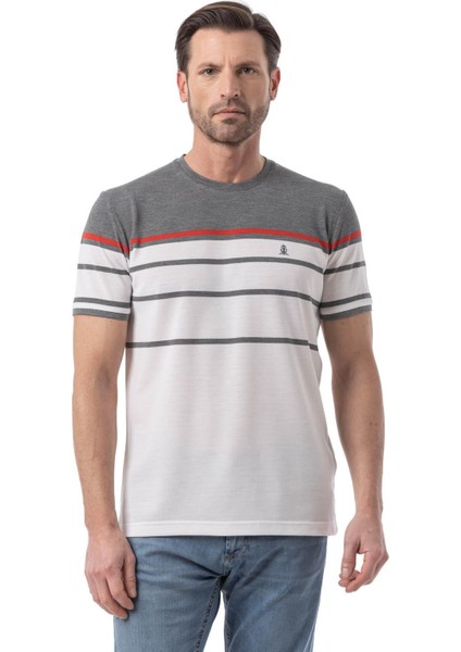 Yatay Çizgili Polo T-Shirt