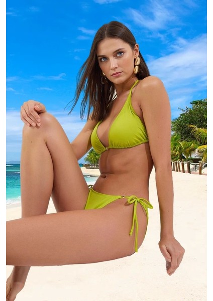 Üçgen Bikini Takımı Yüksek Konfor Su Sporları Için Hızlı Kuruyan Klora Dayanıklı fiyatları