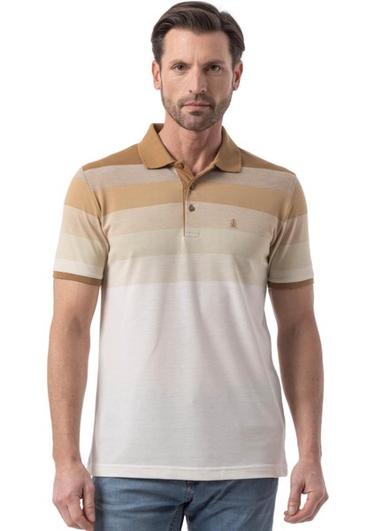Yatay Çizgili Polo T-Shirt