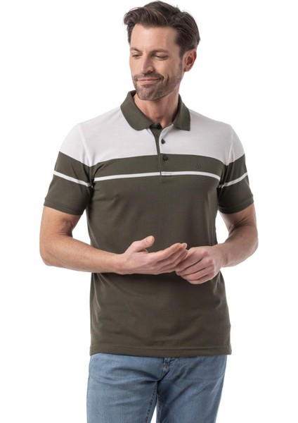 Yatay Çizgi Desenli Polo T-Shirt fiyatları