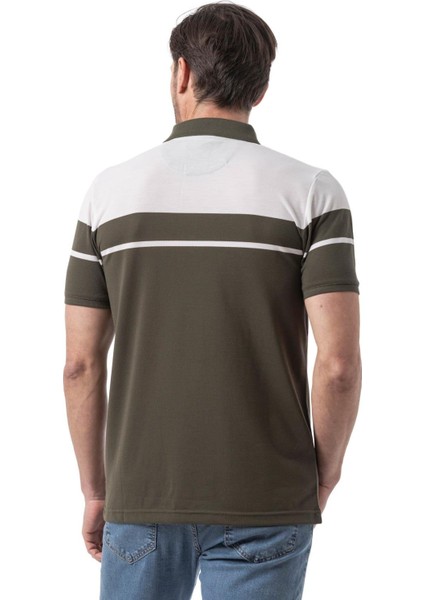 Yatay Çizgi Desenli Polo T-Shirt fırsatları