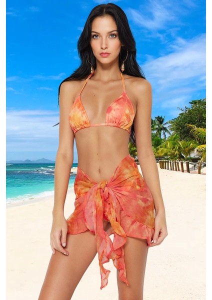 Desenli Pareo Yaz Koleksiyonu Hızlı Kuruyan Yüksek Konfor Su Sporları Için